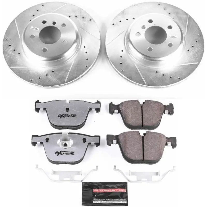 Power Stop 10-17 Bmw 535I Gt Rear Z26 Street Warrior Brake Kit 1