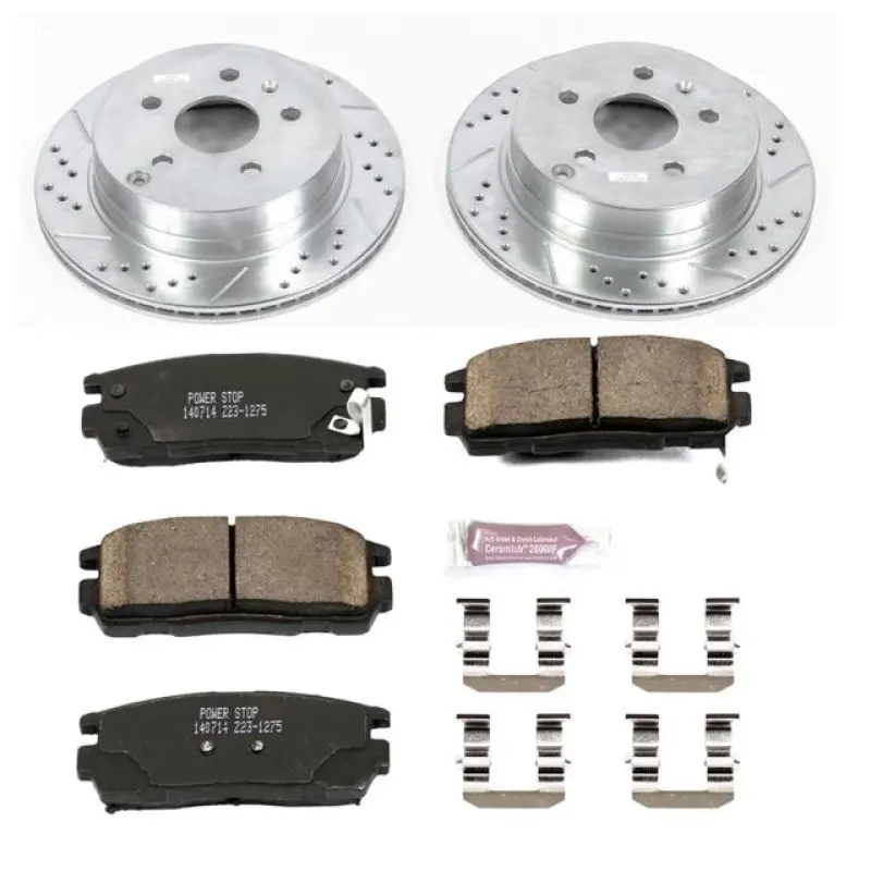 Power Stop 10-17 Chevrolet Equinox Rear Z23 Evolution Sport Brake Kit 1