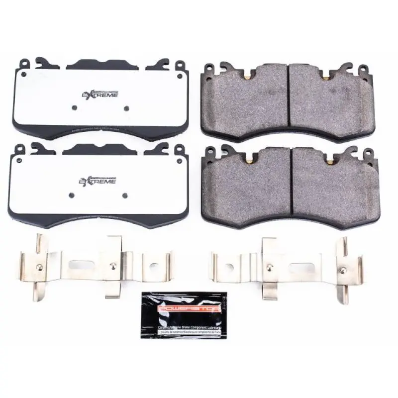 Power Stop 10-17 Land Rover Range Rover Front Z36 Truck & Tow Brake Pads W/Hardware 1