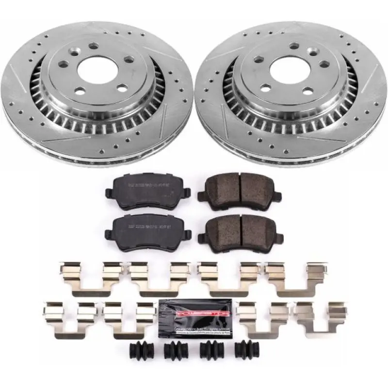 Power Stop 10-17 Volvo Xc60 Rear Z23 Evolution Sport Brake Kit 1