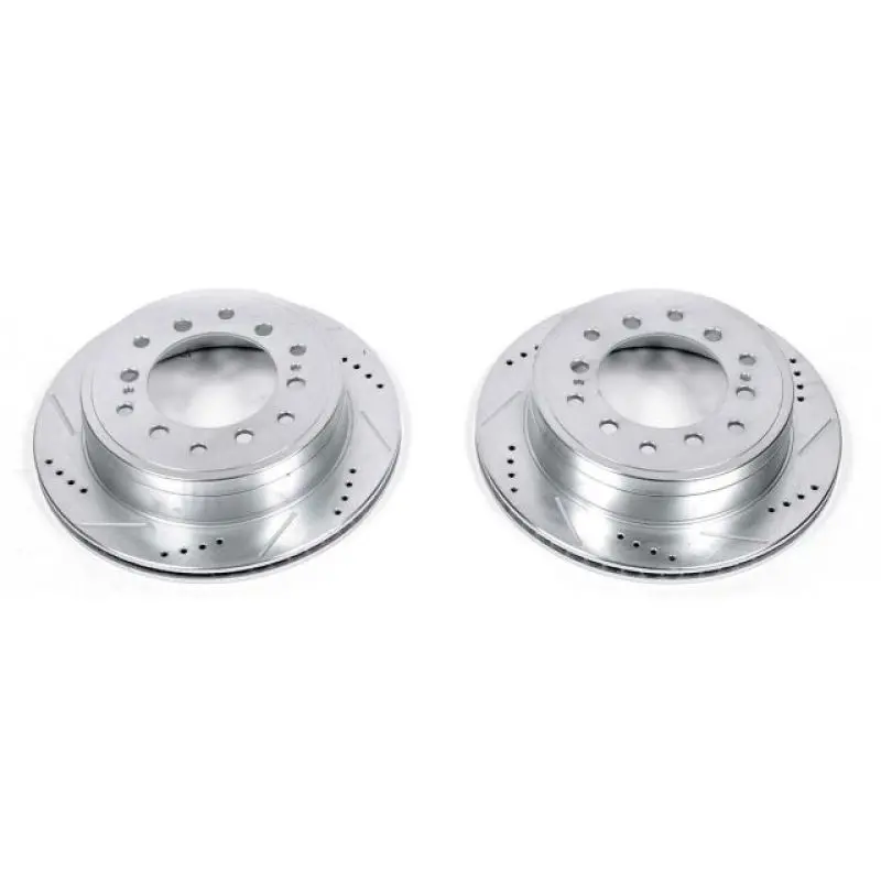 Power Stop 10-19 Lexus Gx460 Rear Evolution Drilled & Slotted Rotors - Pair 1