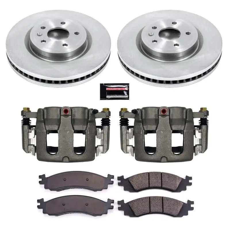 Power Stop 11-12 Ford Taurus Front Autospecialty Kit W/Cals 1