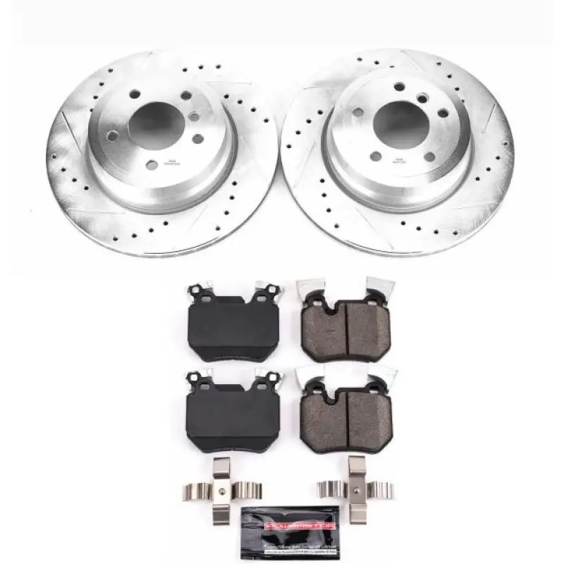 Power Stop 11-13 Bmw 135I Rear Z23 Evolution Sport Brake Kit 1