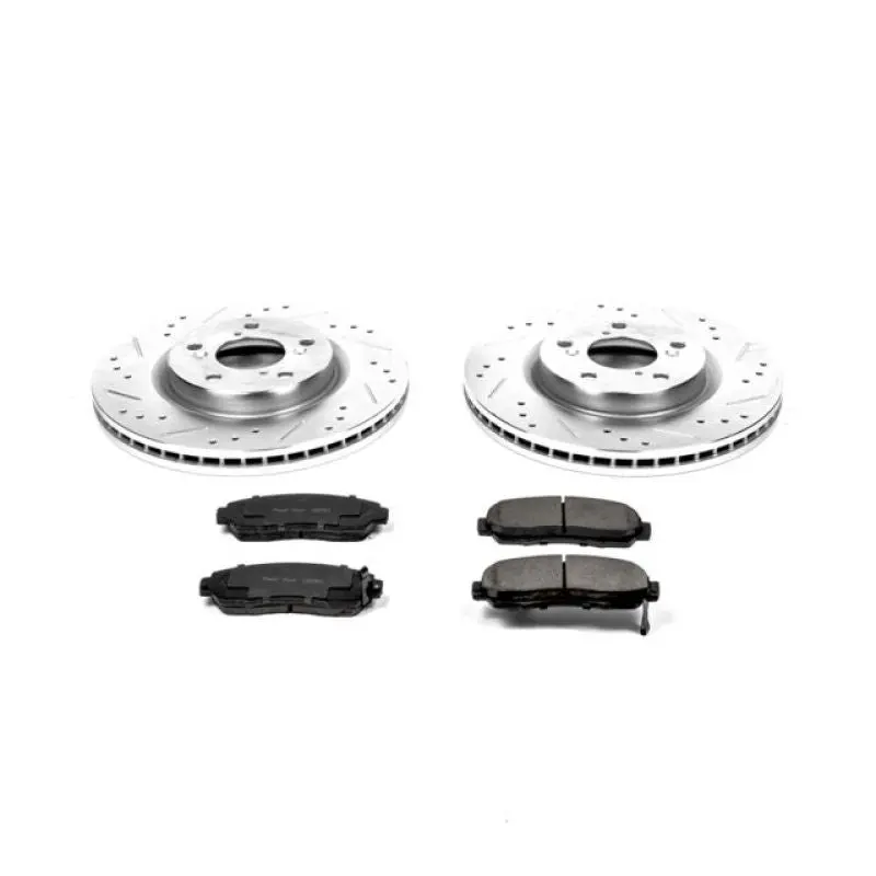 Power Stop 11-14 Honda Odyssey Front Z23 Evolution Sport Brake Kit 1