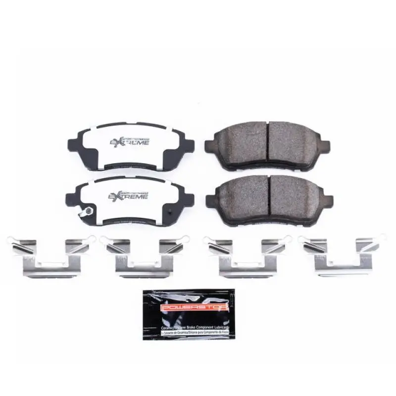 Power Stop 11-14 Mazda 2 Front Z26 Street Brake Pad W/Hardware 1
