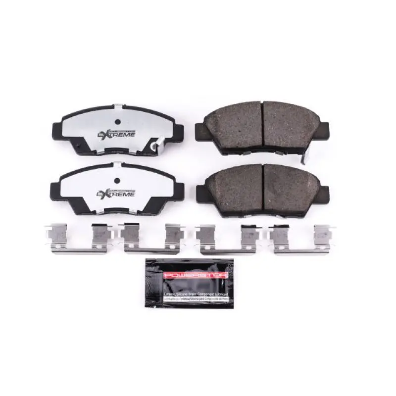 Power Stop 11-15 Honda Cr-Z Front Z26 Extreme Street Brake Pads W/Hardware 1