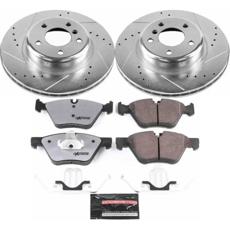 Power Stop 11-16 Bmw 528I Front Z26 Street Warrior Brake Kit 1