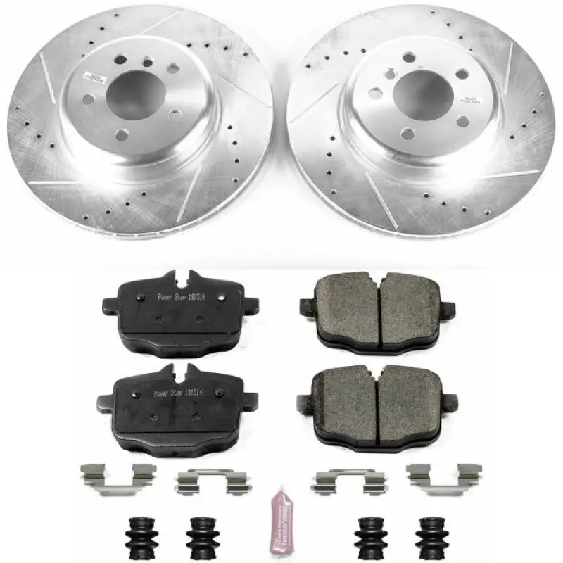 Power Stop 11-16 Bmw 550I Rear Z23 Evolution Sport Brake Kit 1