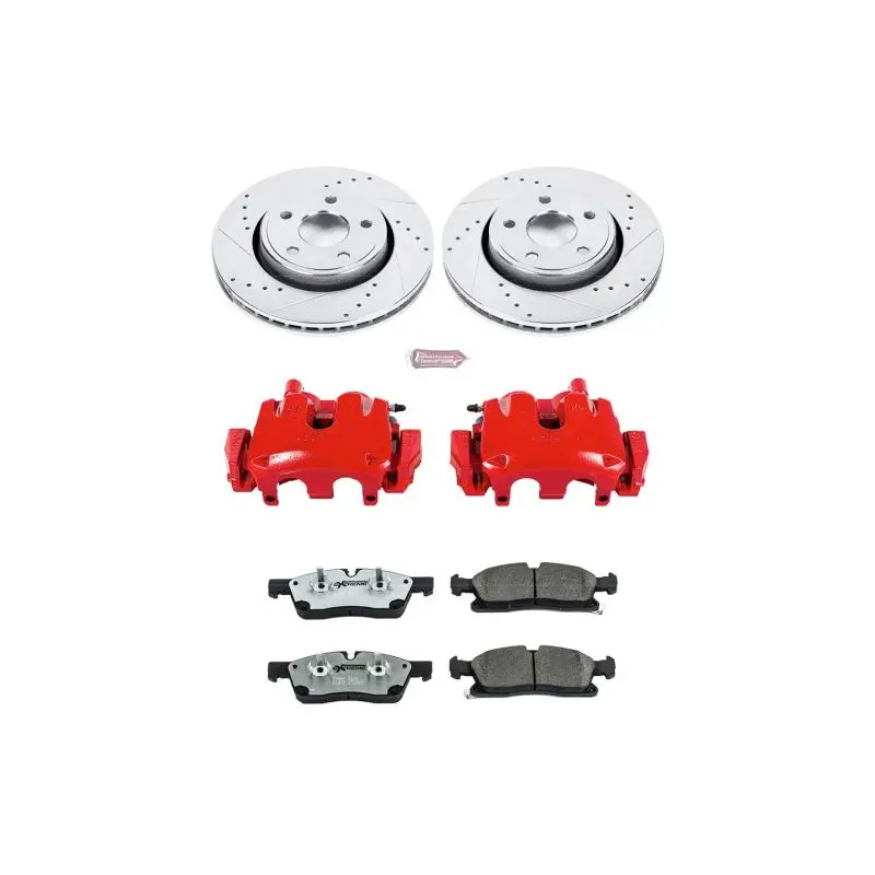 Power Stop 11-16 Jeep Gr& Cherokee Front Z26 Street Kit W/Cals 1