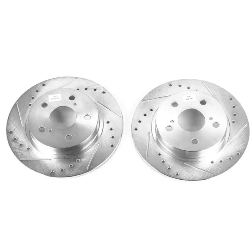 Power Stop 11-16 Scion Tc Rear Evolution Drilled & Slotted Rotors - Pair 1