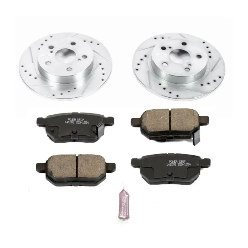 Power Stop 11-16 Scion Tc Rear Z23 Evolution Sport Brake Kit 1