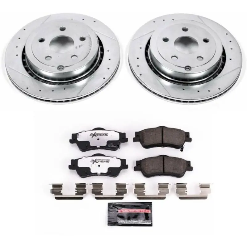 Power Stop 11-17 Chevrolet Caprice Rear Z26 Street Warrior Brake Kit 1