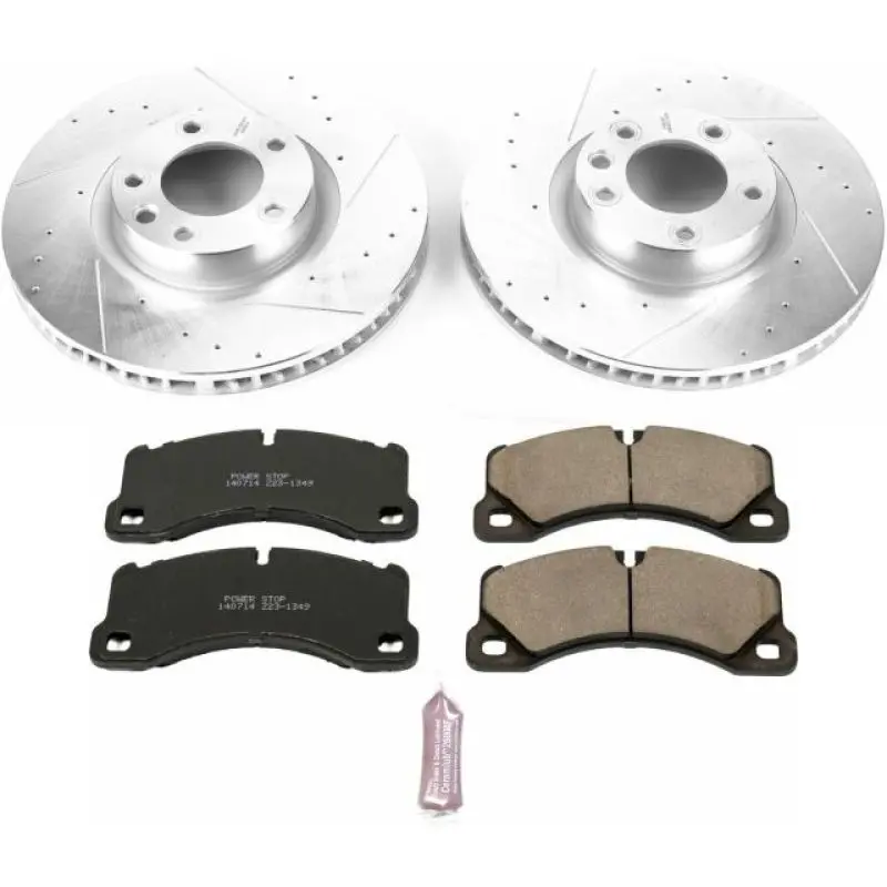 Power Stop 11-18 Porsche Cayenne Front Z23 Evolution Sport Brake Kit 1