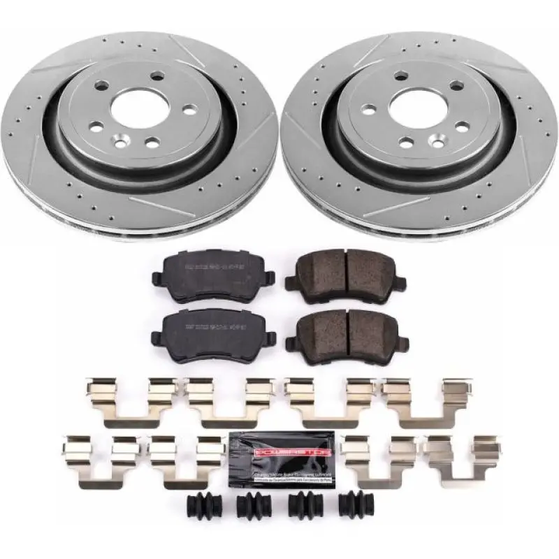 Power Stop 11-18 Volvo S60 Rear Z23 Evolution Sport Brake Kit 1