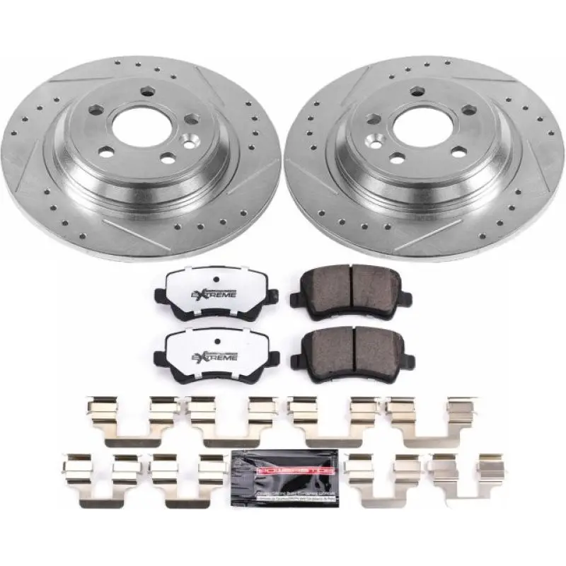 Power Stop 11-18 Volvo S60 Rear Z36 Truck & Tow Brake Kit 1