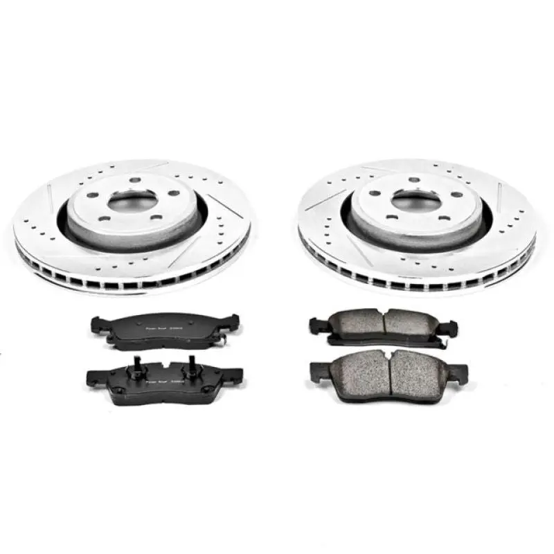 Power Stop 11-19 Dodge Durango Front Z23 Evolution Sport Brake Kit 1