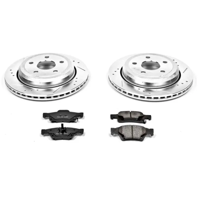 Power Stop 11-19 Dodge Durango Rear Z23 Evolution Sport Brake Kit 1