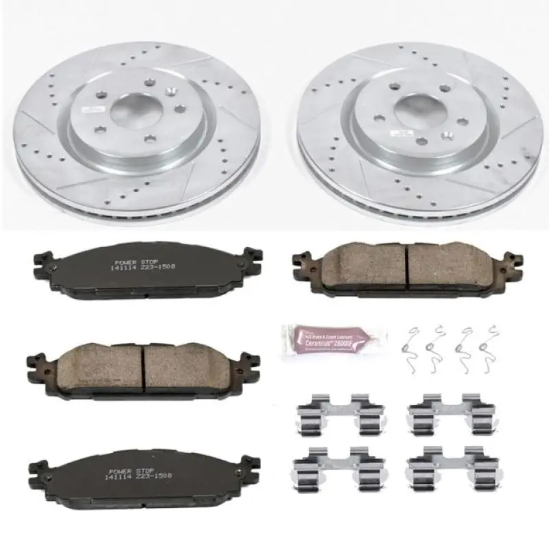 Power Stop 11-19 Ford Explorer Front Z23 Evolution Sport Brake Kit 1