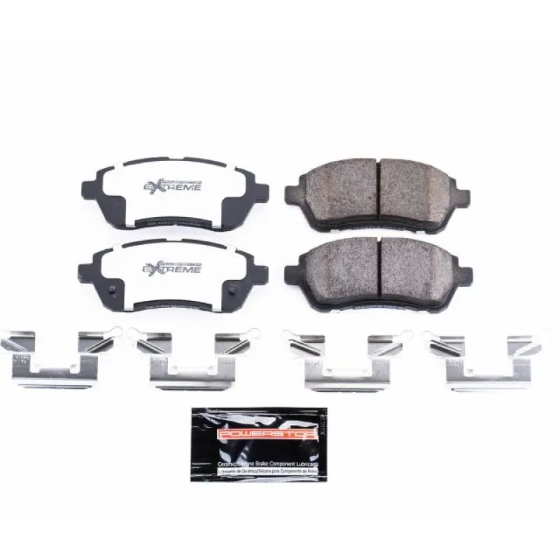 Power Stop 11-19 Ford Fiesta Front Z26 Extreme Street Brake Pads W/Hardware 1