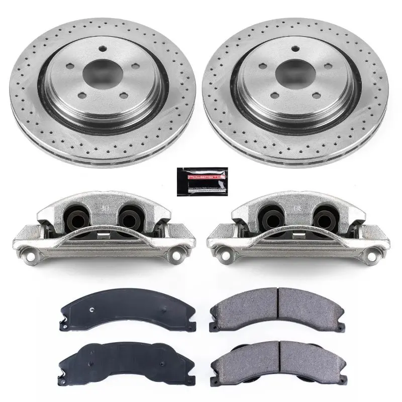 Power Stop 11-19 Gmc Sierra 3500 Hd Rear Autospecialty Kit W/Cals 1