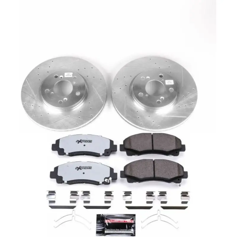 Power Stop 12-14 Honda Ridgeline Front Z36 Truck & Tow Brake Kit 1