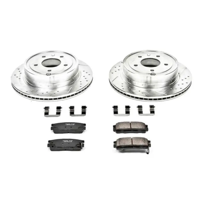 Power Stop 12-15 Chevrolet Captiva Sport Rear Z23 Evolution Sport Brake Kit 1