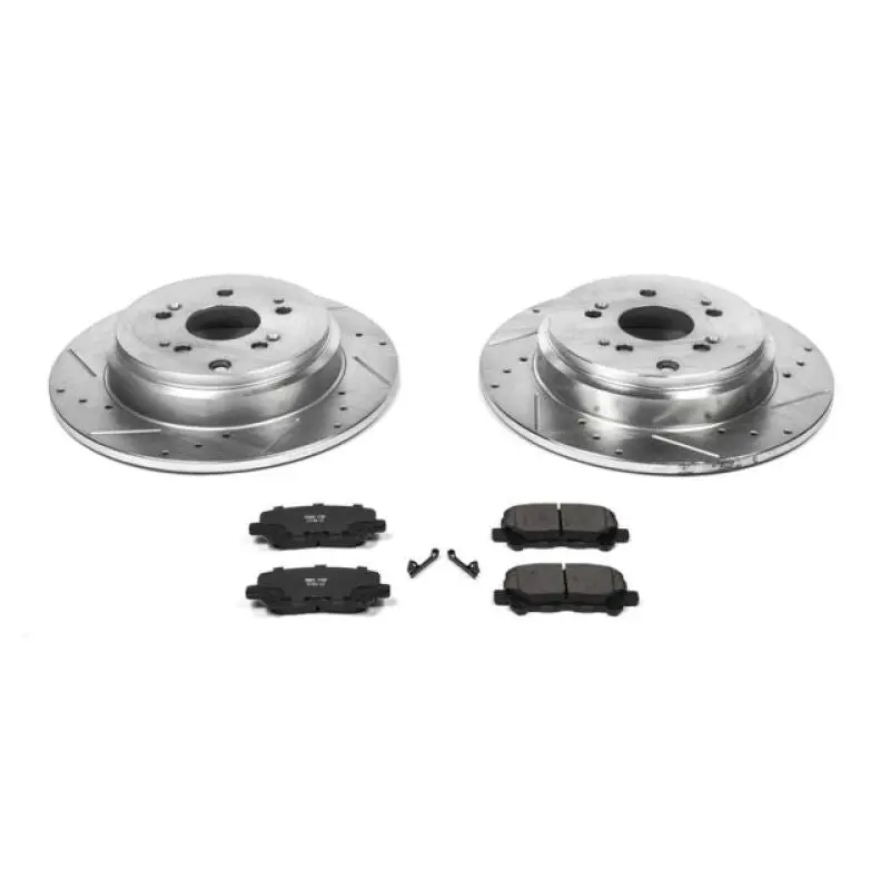 Power Stop 12-15 Honda Pilot Rear Z23 Evolution Sport Brake Kit 1