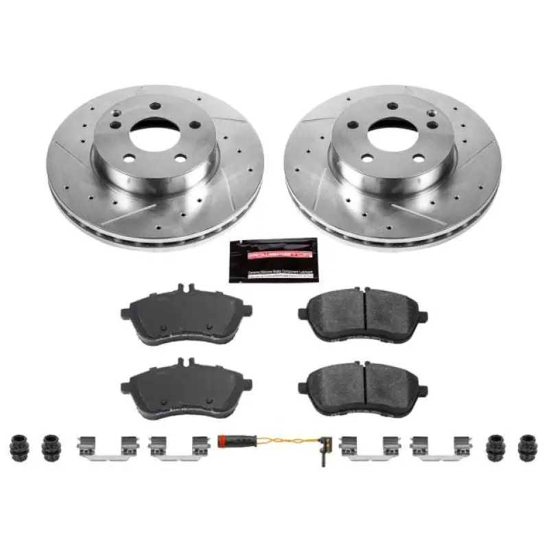 Power Stop 12-15 Mercedes-Benz C250 Front Z23 Evolution Sport Brake Kit 1