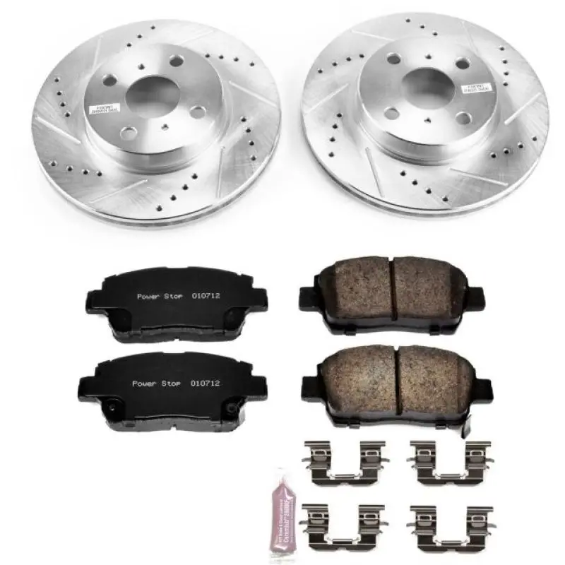 Power Stop 12-15 Scion Iq Front Z23 Evolution Sport Brake Kit 1