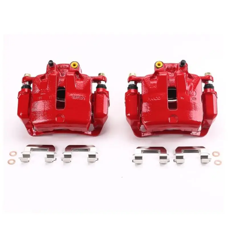 Power Stop 12-16 Buick Lacrosse Front Red Calipers W/Brackets - Pair 1