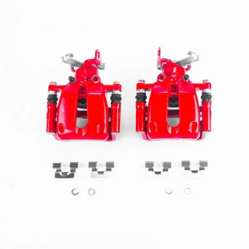 Power Stop 12-16 Buick Lacrosse Rear Red Calipers W/Brackets - Pair 1