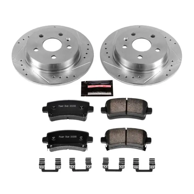 Power Stop 12-16 Buick Lacrosse Rear Z23 Evolution Sport Brake Kit 1