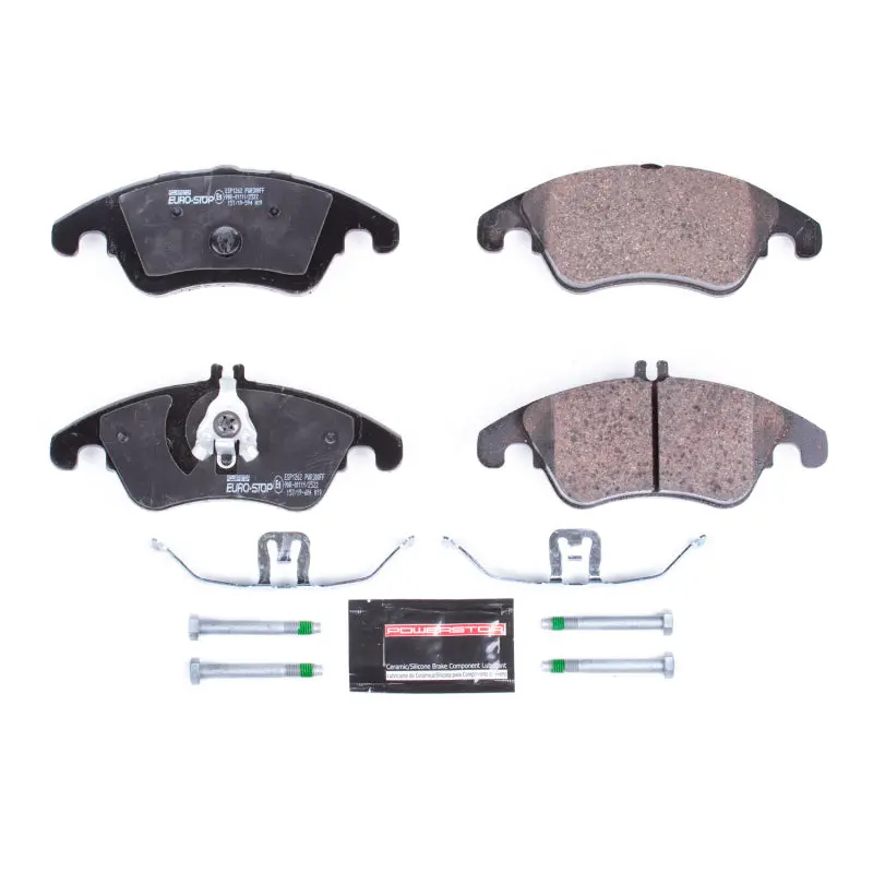 Power Stop 12-16 Mercedes-Benz Slk350 Euro-Stop Ece-R90 Front Brake Pads 1