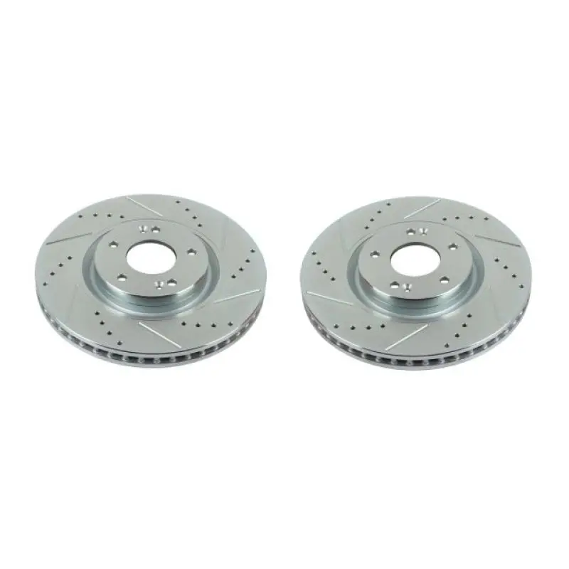 Power Stop 12-17 Hyundai Azera Front Evolution Drilled & Slotted Rotors - Pair 1
