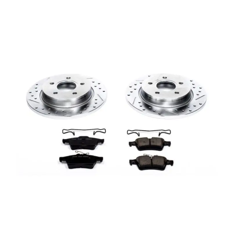 Power Stop 12-18 Ford Focus Rear Z23 Evolution Sport Brake Kit 1
