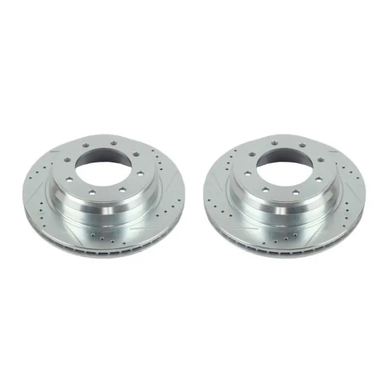 Power Stop 12-19 Nissan Nv1500 Rear Evolution Drilled & Slotted Rotors - Pair 1