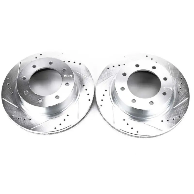 Power Stop 12-21 Nissan Nv3500 Front Drilled & Slotted Rotor - Pair 1