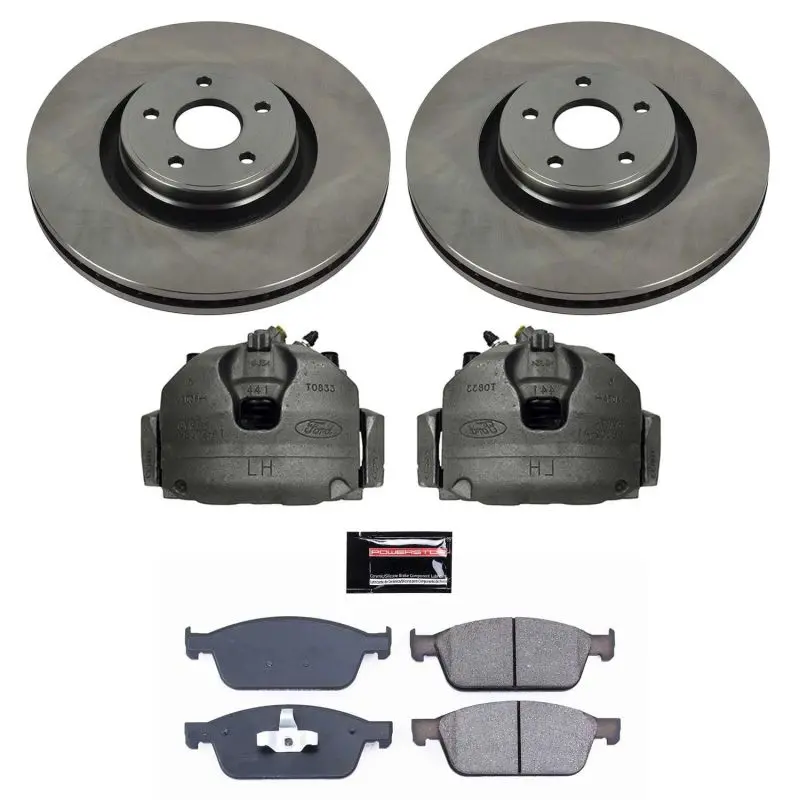 Power Stop 13-14 Ford Focus Front Autospecialty Kit W/Cals 1