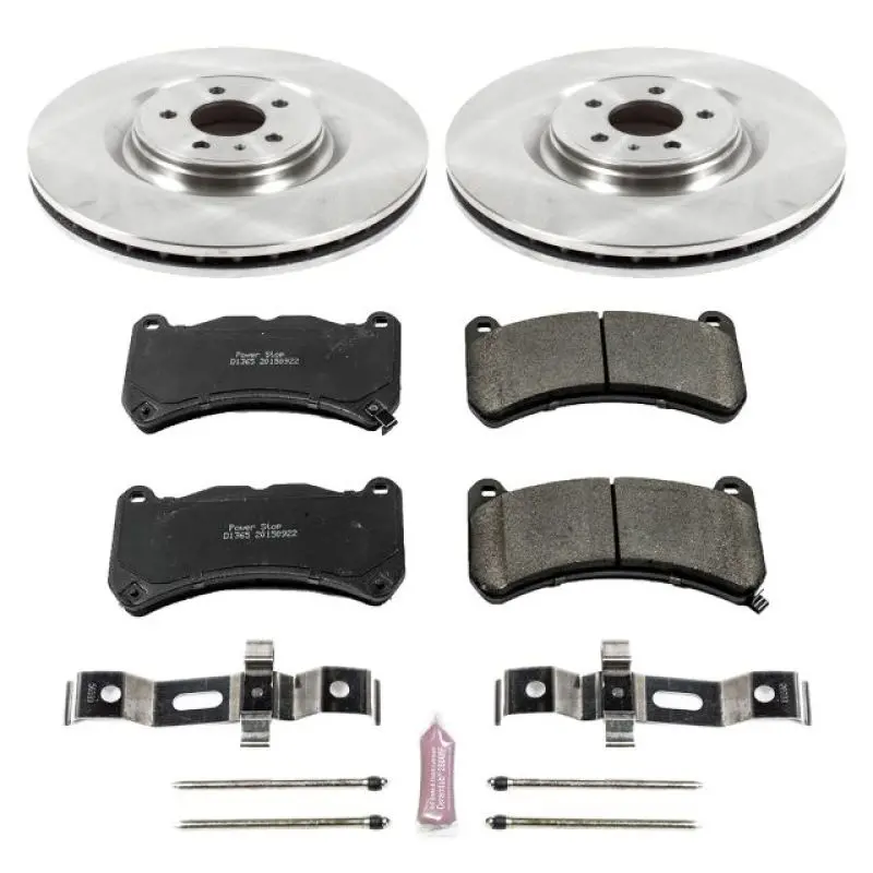 Power Stop 13-14 Ford Mustang Front Autospecialty Brake Kit 1