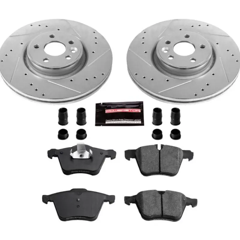 Power Stop 13-14 Volvo S60 Front Z23 Evolution Sport Brake Kit 1