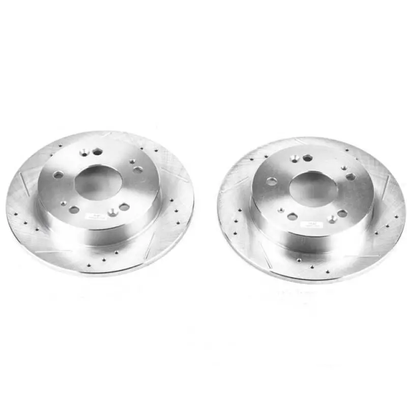 Power Stop 13-15 Acura Ilx Rear Evolution Drilled & Slotted Rotors - Pair 1
