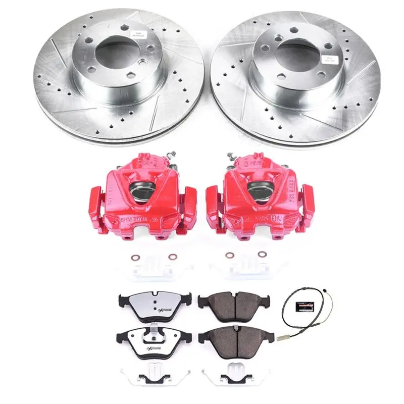 Power Stop 13-15 Bmw X1 Front Z26 Street Warrior Brake Kit W/Calipers 1