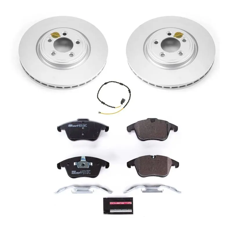 Power Stop 13-15 Jaguar Xf Front Euro-Stop Brake Kit 1