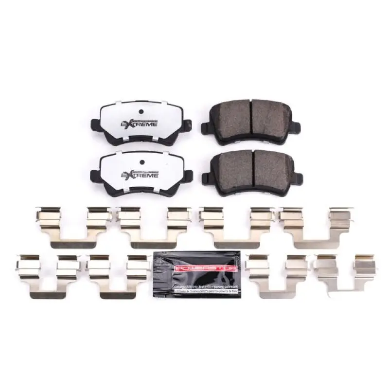 Power Stop 13-15 Land Rover Lr2 Rear Z36 Truck & Tow Brake Pads W/Hardware 1