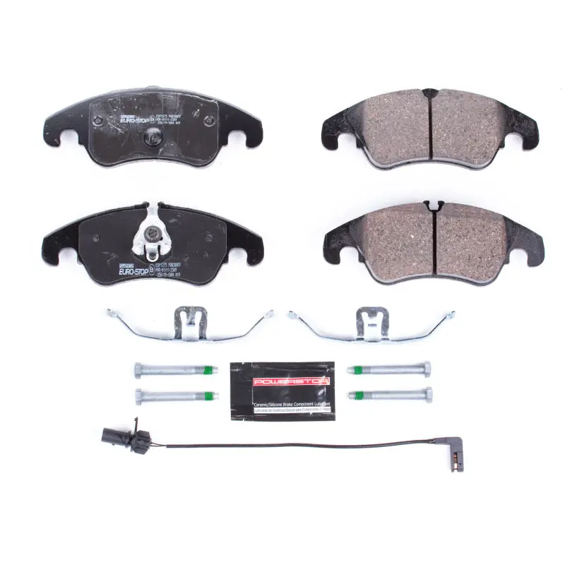 Power Stop 13-16 Audi Allroad Euro-Stop Ece-R90 Front Brake Pads 1