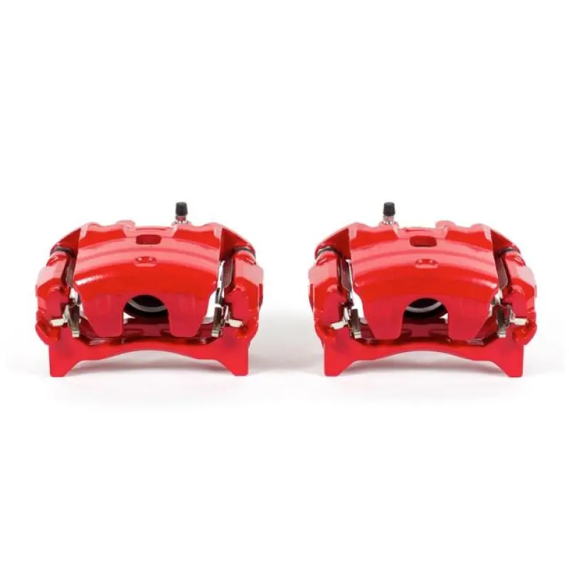 Power Stop 13-17 Nissan Altima Front Red Calipers W/Brackets - Pair 1