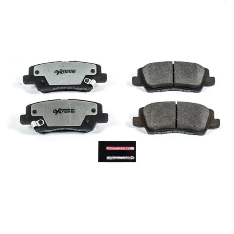 Power Stop 13-18 Cadillac Ats Rear Z26 Extreme Street Brake Pads W/Hardware 1