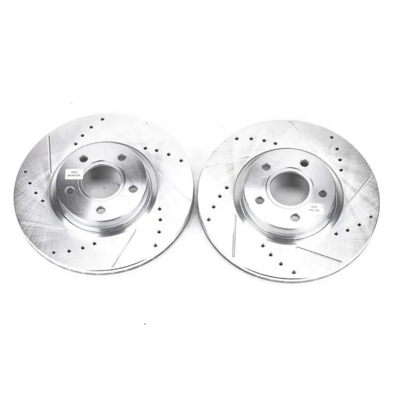 Power Stop 13-18 Ford C-Max Front Evolution Drilled & Slotted Rotors - Pair 1
