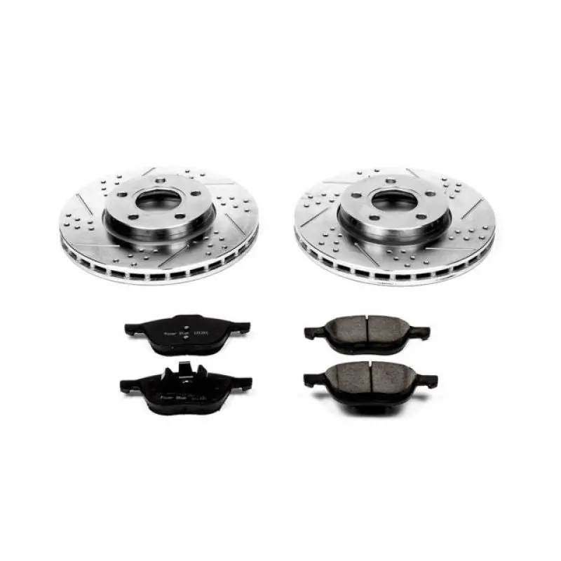 Power Stop 13-18 Ford C-Max Front Z23 Evolution Sport Brake Kit 1