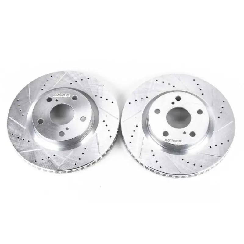 Power Stop 13-18 Lexus Es300h Front Evolution Drilled & Slotted Rotors - Pair 1
